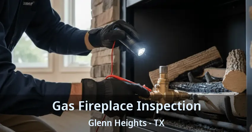 Gas Fireplace Inspection Glenn Heights - TX