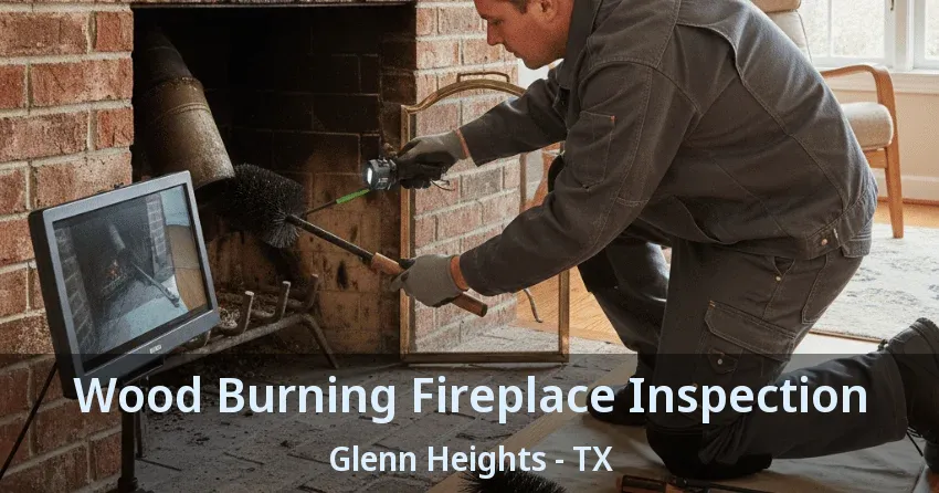 Wood Burning Fireplace Inspection Glenn Heights - TX